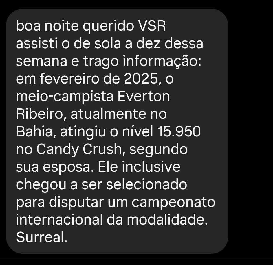 Vitor Sergio Rodrigues VSR tweet media