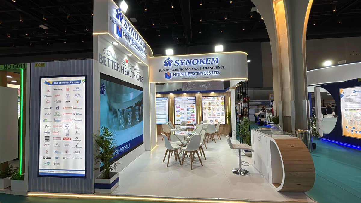 Synokem_P's tweet image. 𝐆𝐥𝐢𝐦𝐩𝐬𝐞𝐬 𝐨𝐟 𝐏𝐡𝐚𝐫𝐦𝐚𝐂𝐨𝐫𝐞 𝐈𝐧𝐝𝐢𝐚 𝟐𝟎𝟐𝟔

#PharmaCoreIndia #Pharma #Formulation #ContractManufacturing #Mumbai #Synokempharma #nitinlifesciences #Synokem #PharmaceuticalIndustry #Pharmaceuticals #exhibition #PharmaCompany