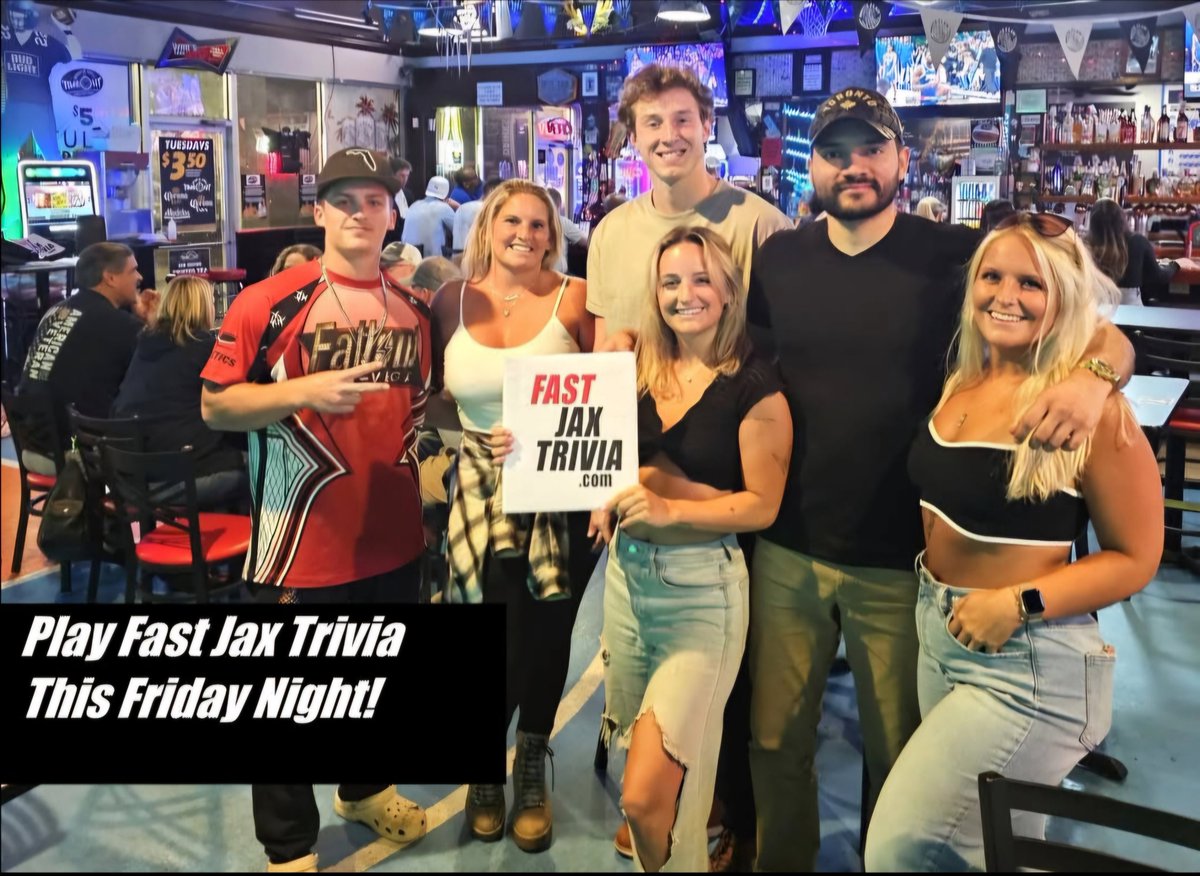 FastJaxTrivia's tweet image. Tonight, 6:30 pm! We're giving away some of the biggest Free Live #Trivia prizes in #Jacksonville w/ nearly $100 in gift certificates @ Time Out Sports Grill, 13799 Beach Blvd. just east of Hodges. #Jax  

Find out how to get TWO Free Answers at the link in the comments below.
