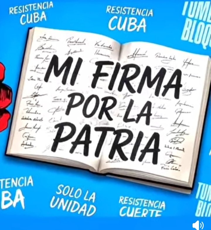 ¡Nuestro pueblo merece vivir en paz y sin bloqueo! #Cuba #CDRCuba #MiFirmaPorLaPatria 
#TumbaElBloqueo #HonorHolguinero