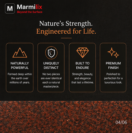 marmilix's tweet photo. Not every red makes a statement.
This one defines it.
Bandaragal Red by Marmilix.
Built for spaces that refuse to blend in.

📩 DM for pricing, samples &amp; bulk deals
🌐 https://t.co/1gmBx6U281
#Granite #Architecture #Marmilix https://t.co/S9BuUe6gds