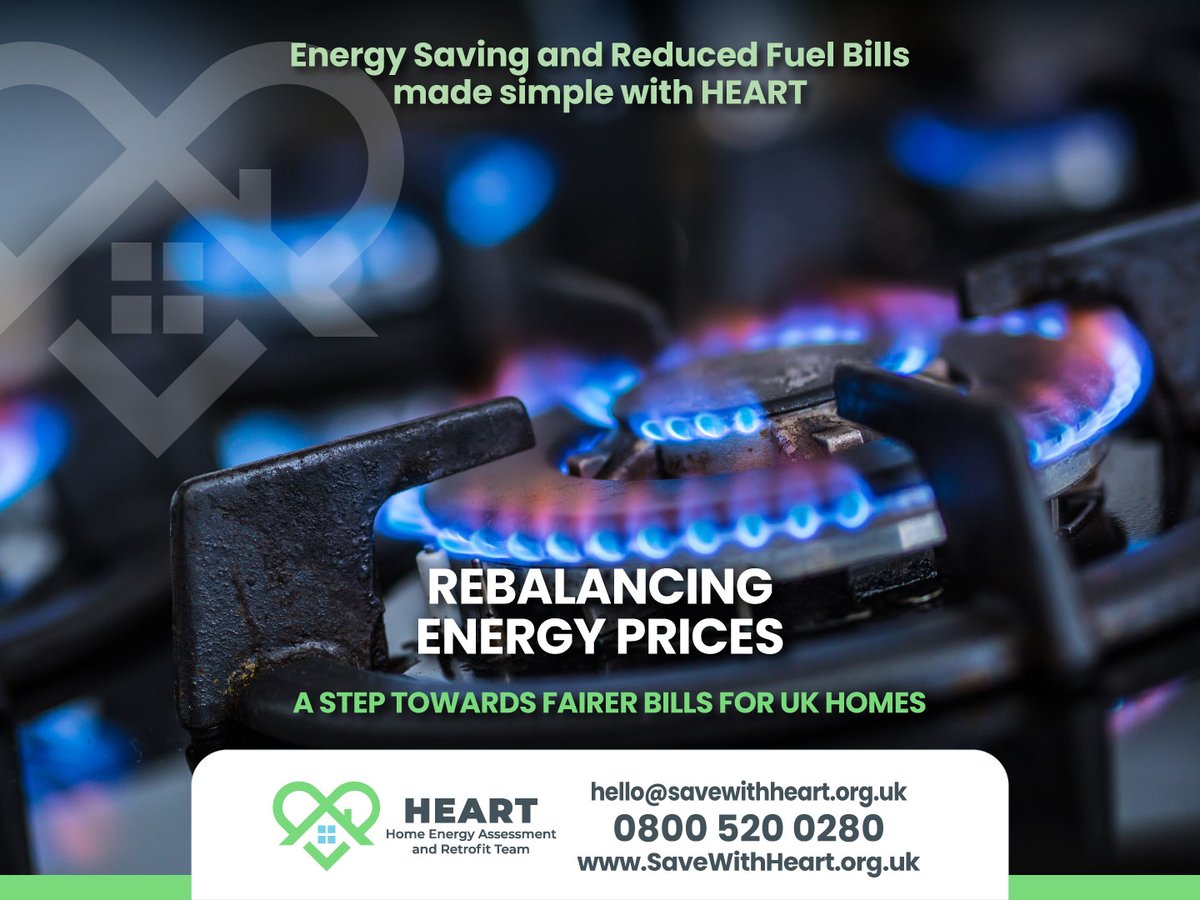 SaveWithHeart's tweet photo. Rebalancing Energy Prices

At HEART, we strongly support the government’s latest efforts to reduce the impact that global gas prices have on electricity costs across Great Britain.

Read more at https://t.co/zEQUuCHjKu  

#EnergyPrices https://t.co/Z5HuhnLITr