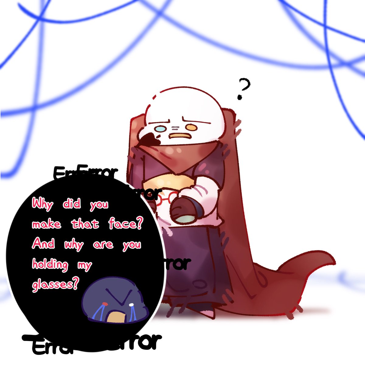 doumy_wish's tweet photo. Error's magical glasses⭐️
#errink #error #undertale #ink #inksans #errorsans https://t.co/ju2Fm1ogkh