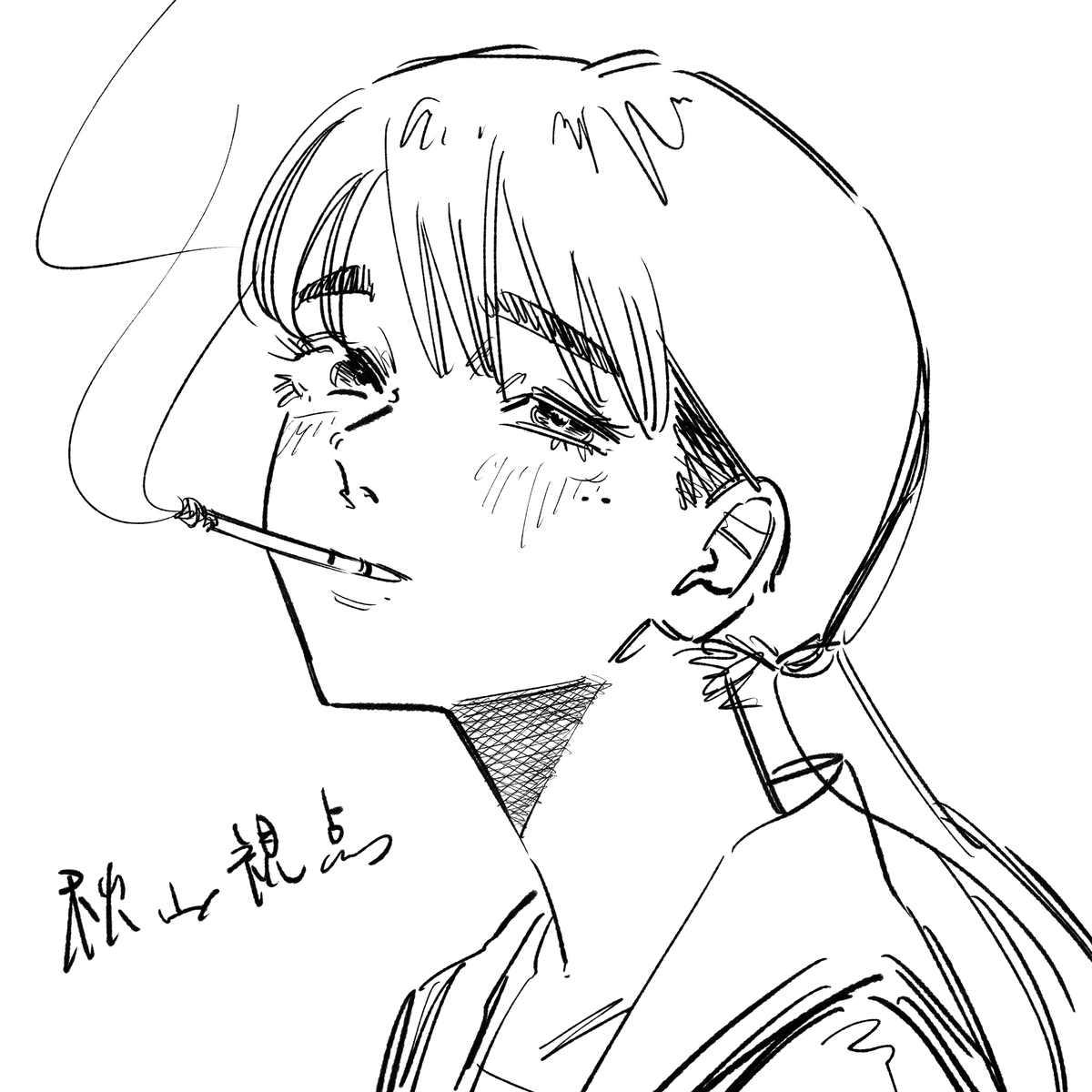 I was asked for an autograph, so I drew one…

But they never replied😭😭😭

So I’m giving it to all of you instead😭😭😭