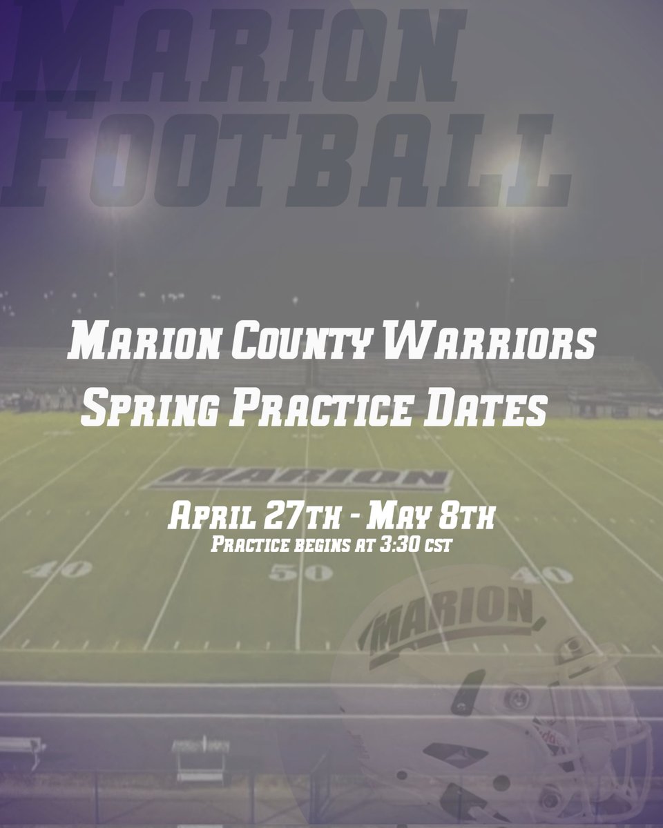 Marion County Football tweet media