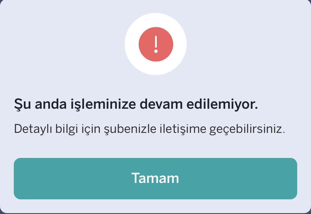 Celalist1's tweet photo. Bu hatanın çözümünü bulamayan saçma sapan bir bankayla 4 aydır uğraşıyorum @GarantiBBVA garanti bankası pişmanlıktır https://t.co/PilbuTyiAr