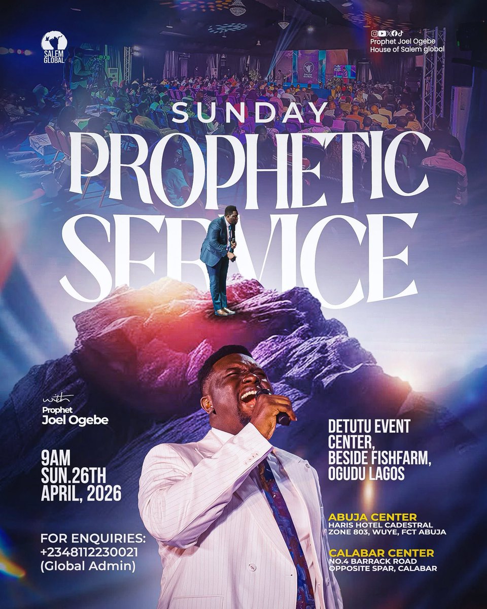 Prophet Joel Ogebe tweet media