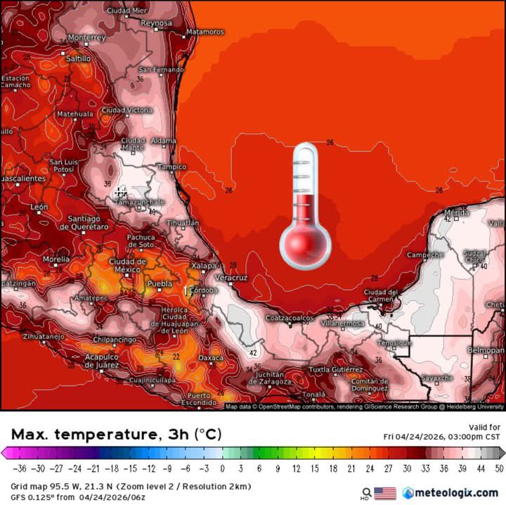 🍁🌧️Meteorología México🥶❄️ tweet media