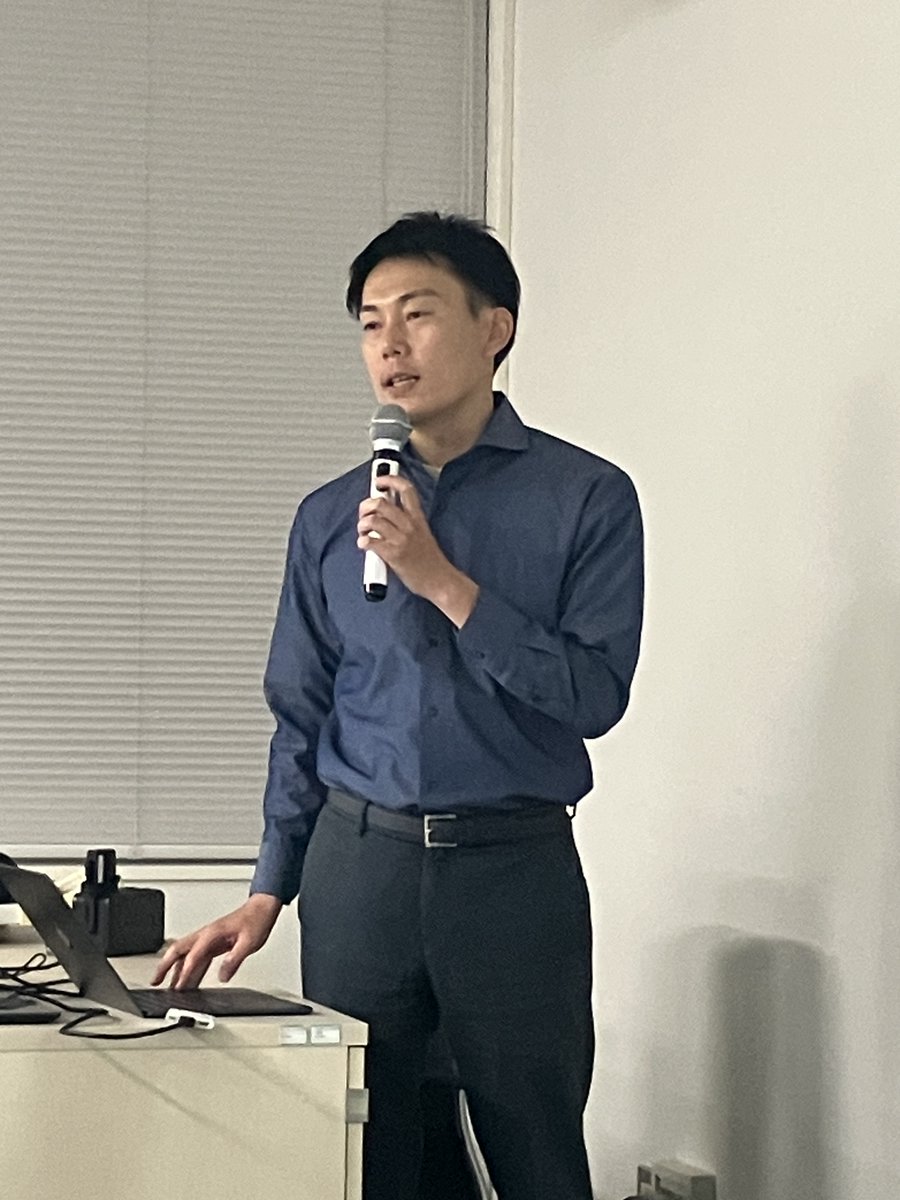 jarefe20's tweet photo. 第１回「Real×AI研究会」佐藤公俊南山大教授のご講演
#日本不動産金融工学学会
#日本リアルオプション学会
#JAREFE
#JAROS
#青山学院��学
#ABS
#AI研究会
#佐藤公俊
#南山大学 https://t.co/wLRSkOgNYY