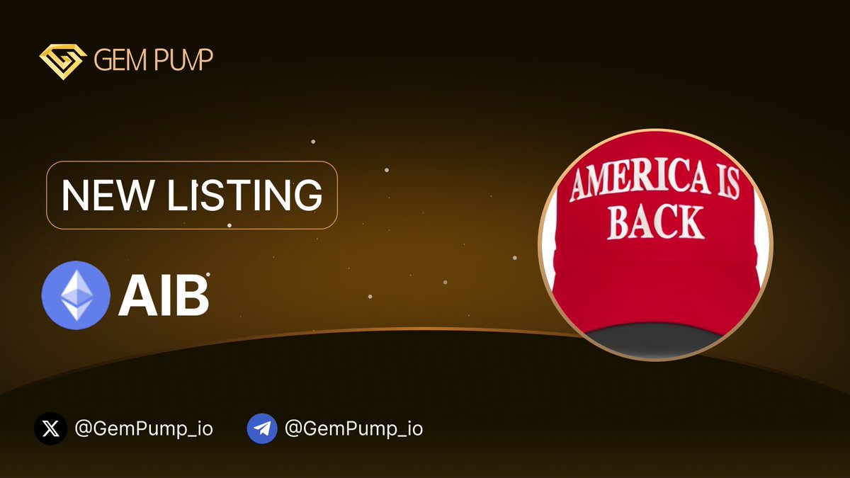 Gempump_io's tweet image. 👏 #AIB listed on GemPump.io 

📄 CA: 0x998d6171cE624f2e6a58545fCBa8557fFd647672

 ✖️ X：x.com/AIBTokenETH

💎 GemPump：gempump.io/token/americai…

#NewListing #GemPump #100xGem
