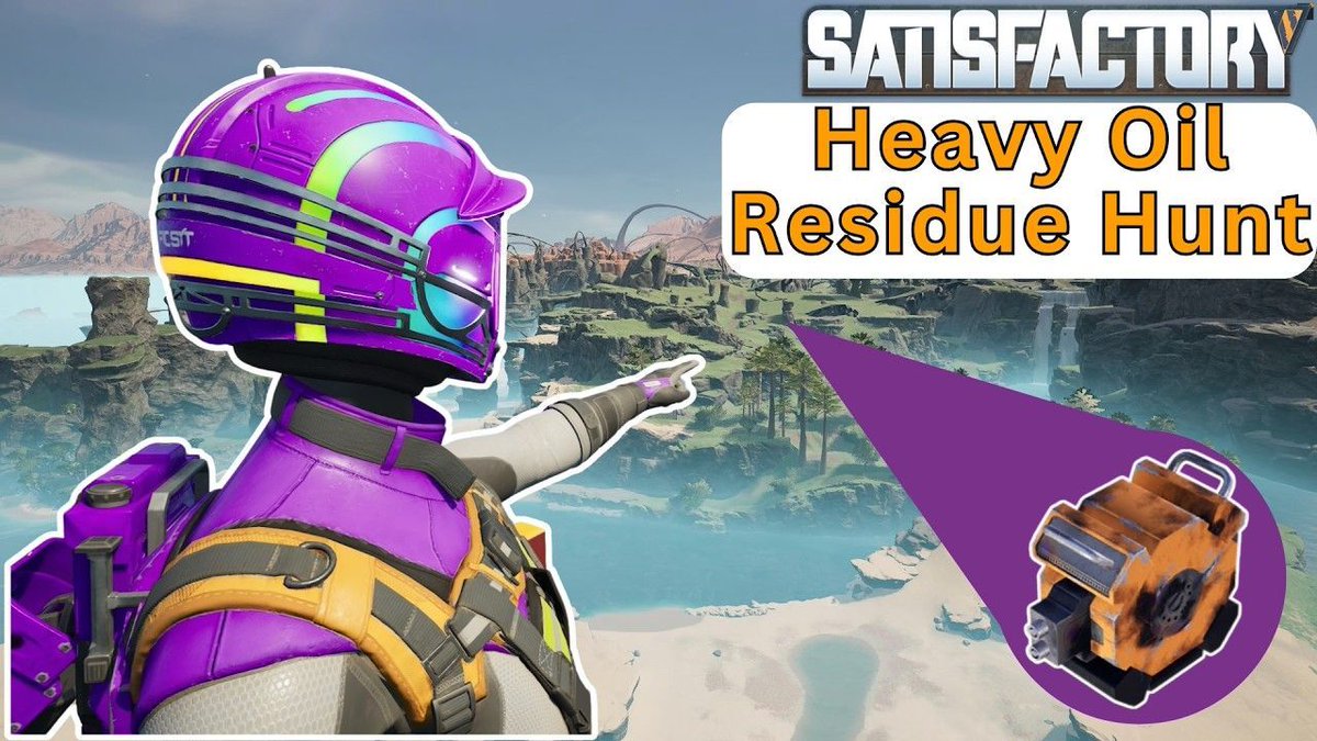 clevprof's tweet photo. I'm live playing Satisfactory. We're on the hunt for the heavy oil residue recipe in the north. Watch on your platform of choice: 

YouTube Landscape: https://t.co/dzLV1QNvJo 
Twitch: https://t.co/Pzib2fVCBK
YouTube Vertical: https://t.co/2aGK9OiVjI 

#live #satisfactory https://t.co/TjpHvDTimn