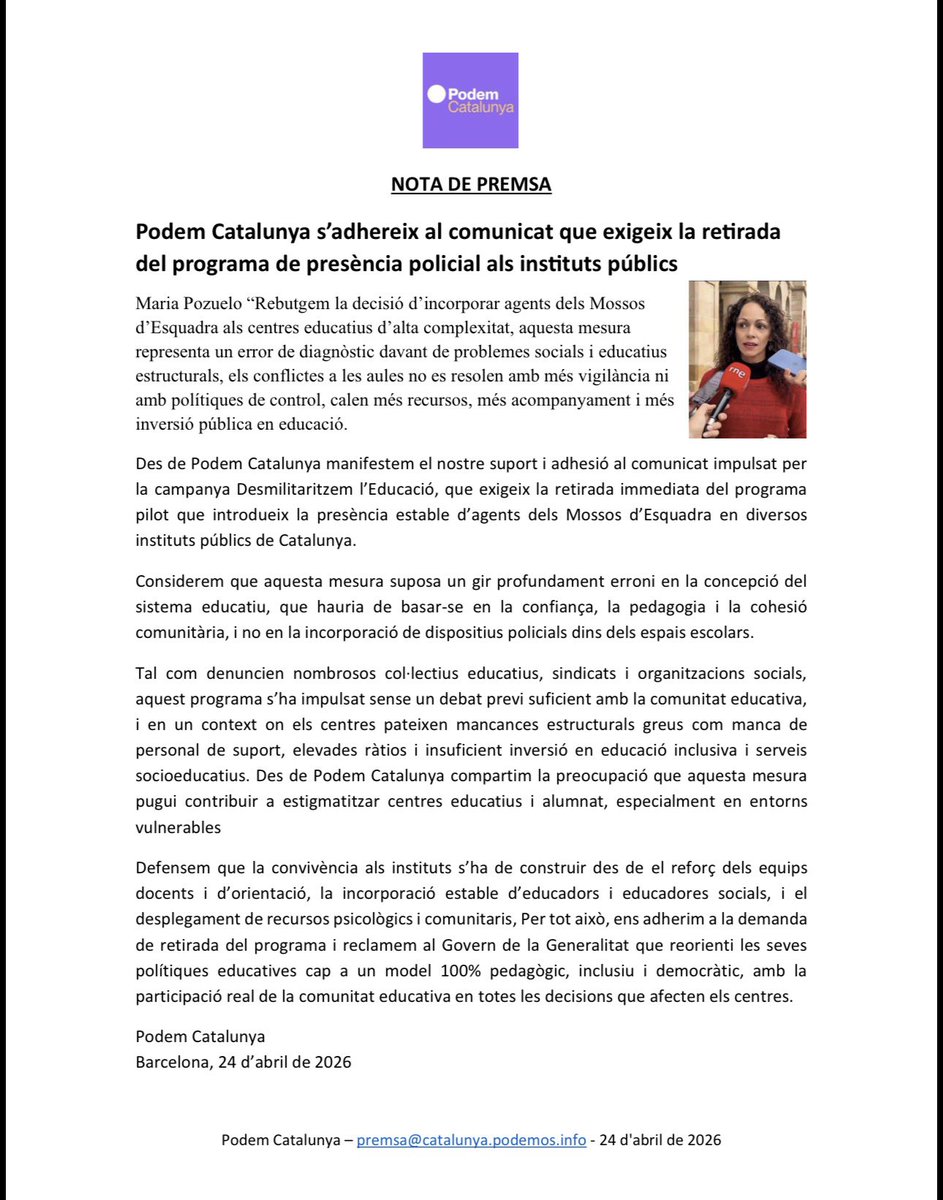 María Pozuelo Castro tweet media