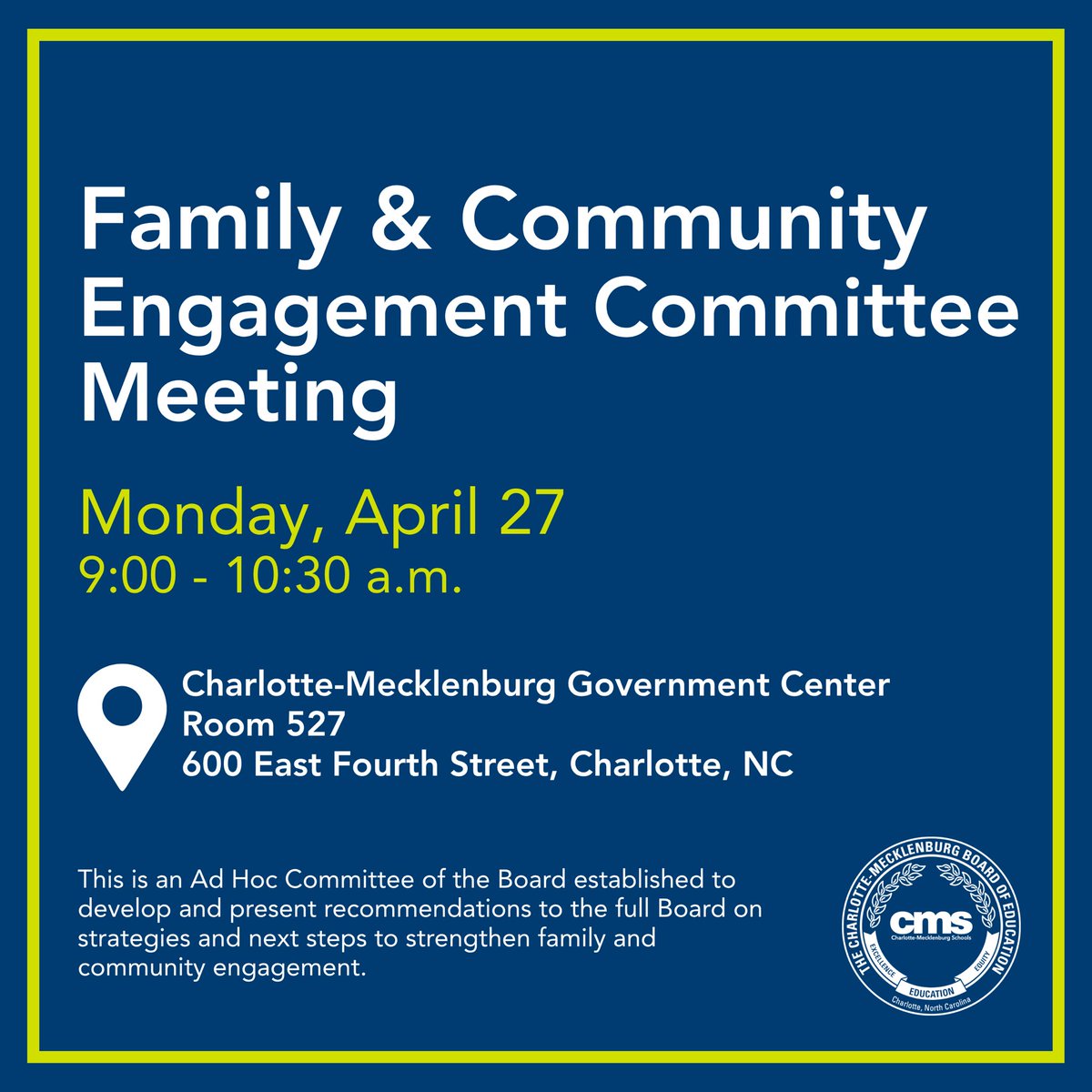 CMS Board of Education tweet media