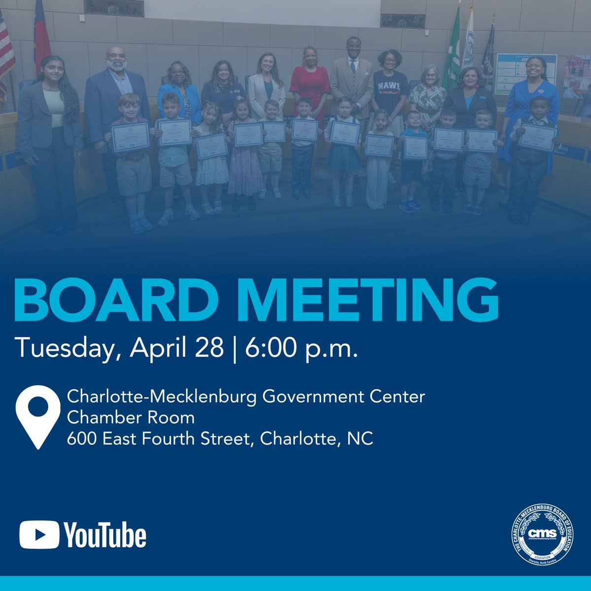 CMS Board of Education tweet media