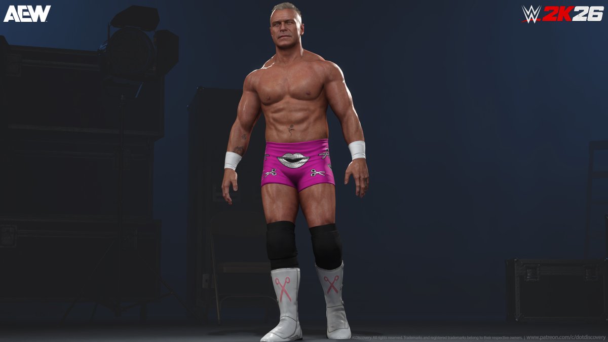 dotGrix's tweet image. Daddy Ass (Billy Gunn AEW) for #WWE2K26 now available. 🔻

👉 @dot_Discovery

[ #AEW #WWE2K26 ]