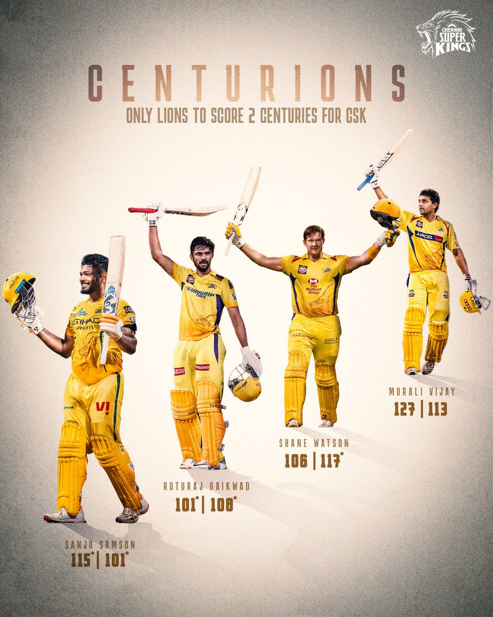 ChennaiIPL's tweet image. Double it and give it to the next lion! 🫴🏏
Chettan joins the club!

#WhistlePodu
