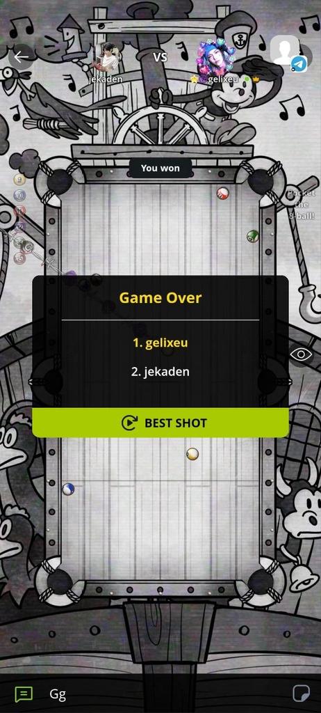 LNXTRIBUTE's tweet photo. Ajek vs gelix 

Gelix Win https://t.co/SLly6pjkc4