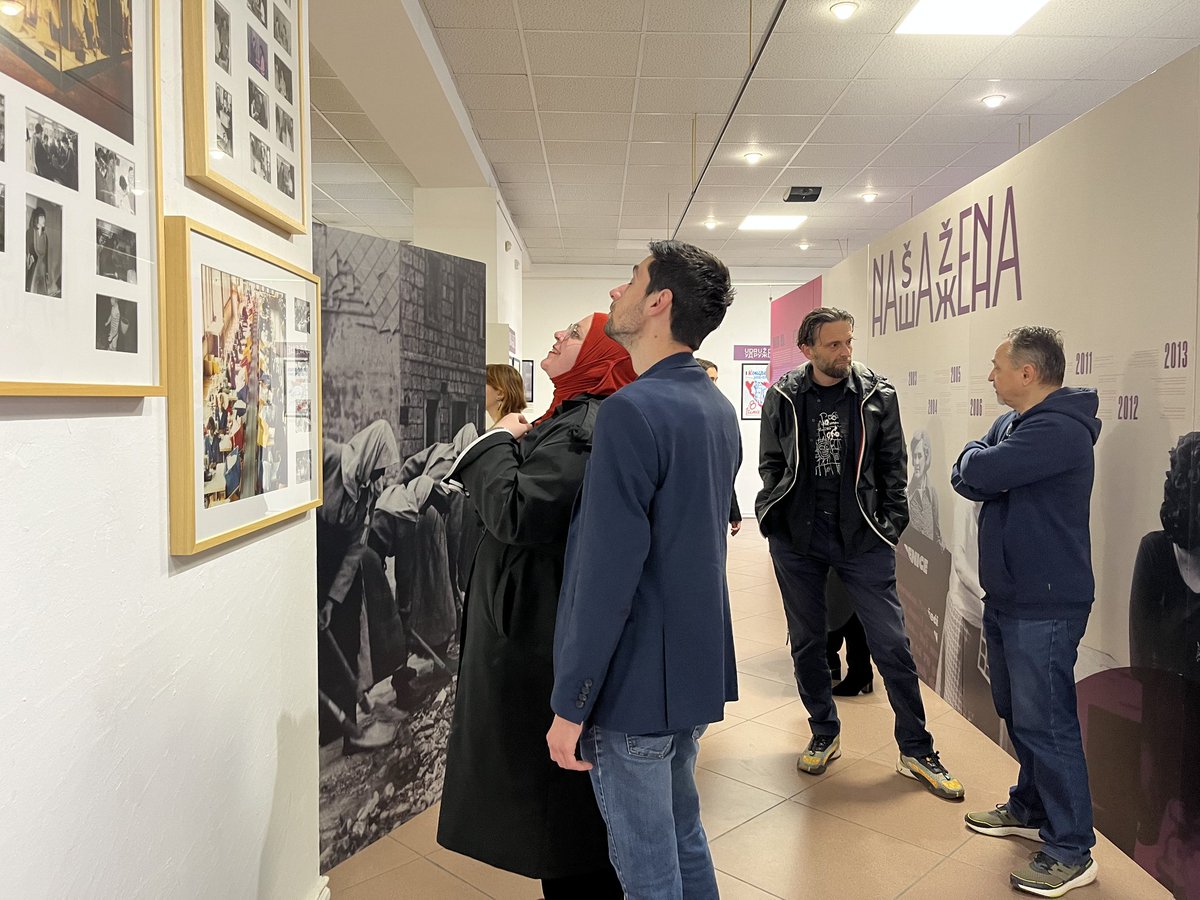 UN_BiH's tweet photo. The “Our Women” exhibition opened last night in Bihać by the Historical Museum of BiH &amp; cultural partners, under @UNPeacebuilding’s #WomenLeadBiH, highlighting often invisible yet vital women’s roles, stories &amp; legacy within the historical context of post-war periods in 🇧🇦. https://t.co/4WQhy0N57e