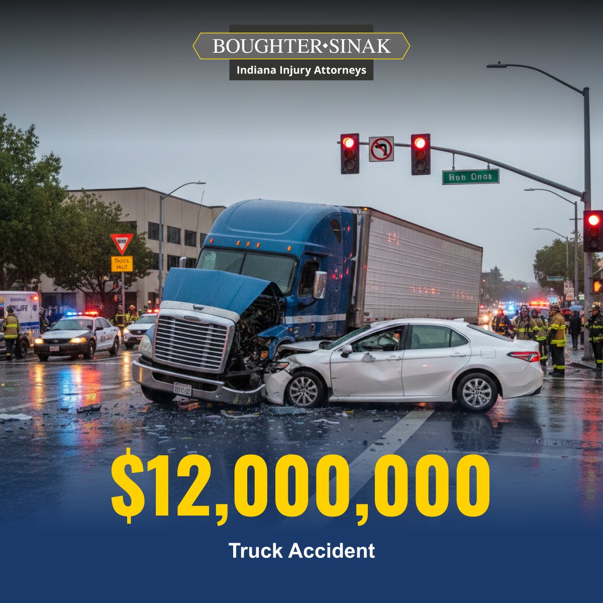 We secured a $12,000,000 result for a man who was seriously injured when a tractor-trailer struck his vehicle. If you or someone you love has been injured in a truck accident, Boughter Sinak, LLC is here to help. 

Read about our case results:
bit.ly/3cOoHvs