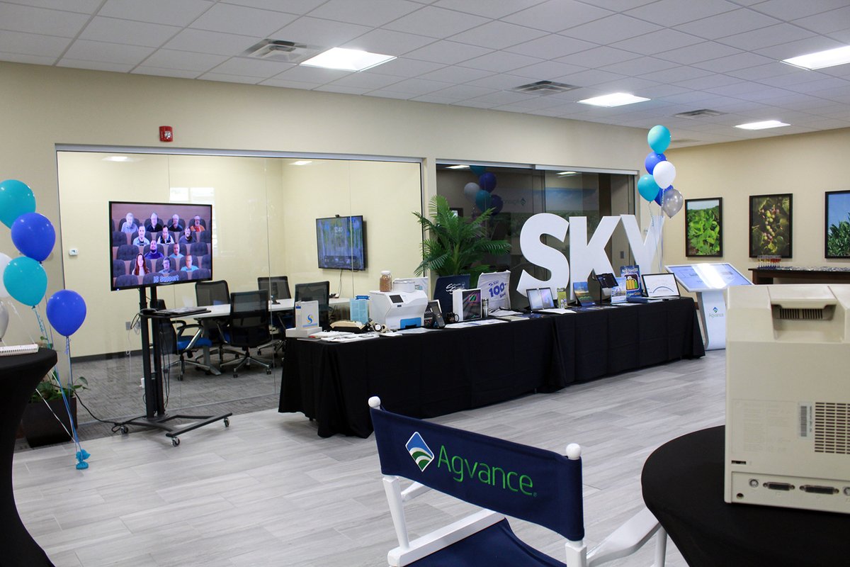agvance's tweet photo. The SSI family is celebrating 45 years! 
At this year’s annual meeting and celebration, we highlighted key projects, looked back at photos, and appreciated the technological progress our company has made. 
Here’s to a bright future! 🌟 https://t.co/NqkCkNFzvw