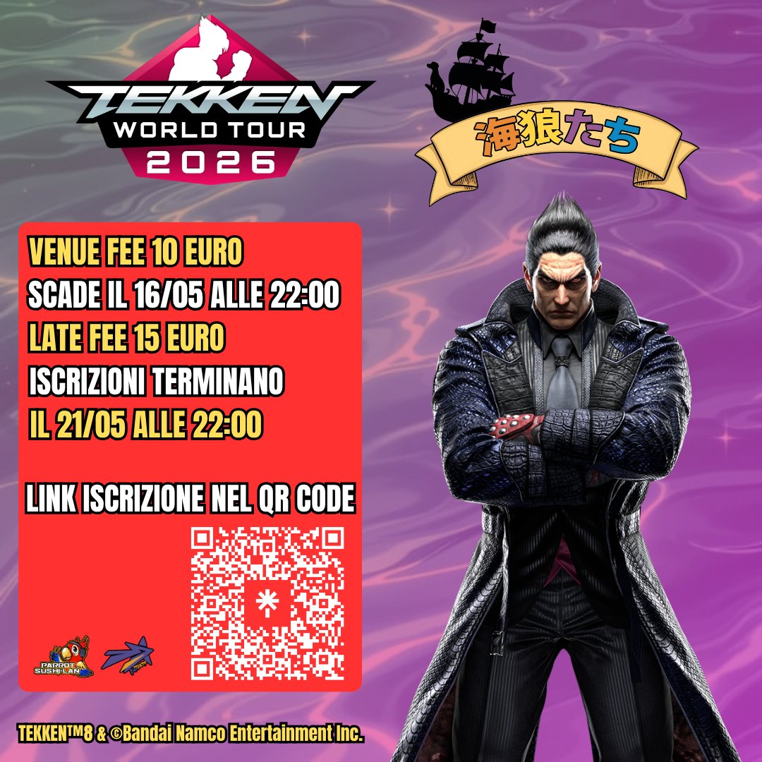 AstrosGamingRm's tweet photo. TWT IS BACK !!!
JOIN THE DOJO IN ROME, ITALY !!!

REGISTRATION HERE : https://t.co/azD0AChu22 

SOCIALS AND VENUE !! : https://t.co/pjHzRoRbsq

#seadogs #tekken #fgc #ggst https://t.co/ZJBHeUhFnO