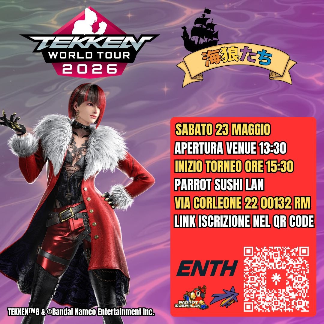 AstrosGamingRm's tweet photo. TWT IS BACK !!!
JOIN THE DOJO IN ROME, ITALY !!!

REGISTRATION HERE : https://t.co/azD0AChu22 

SOCIALS AND VENUE !! : https://t.co/pjHzRoRbsq

#seadogs #tekken #fgc #ggst https://t.co/ZJBHeUhFnO