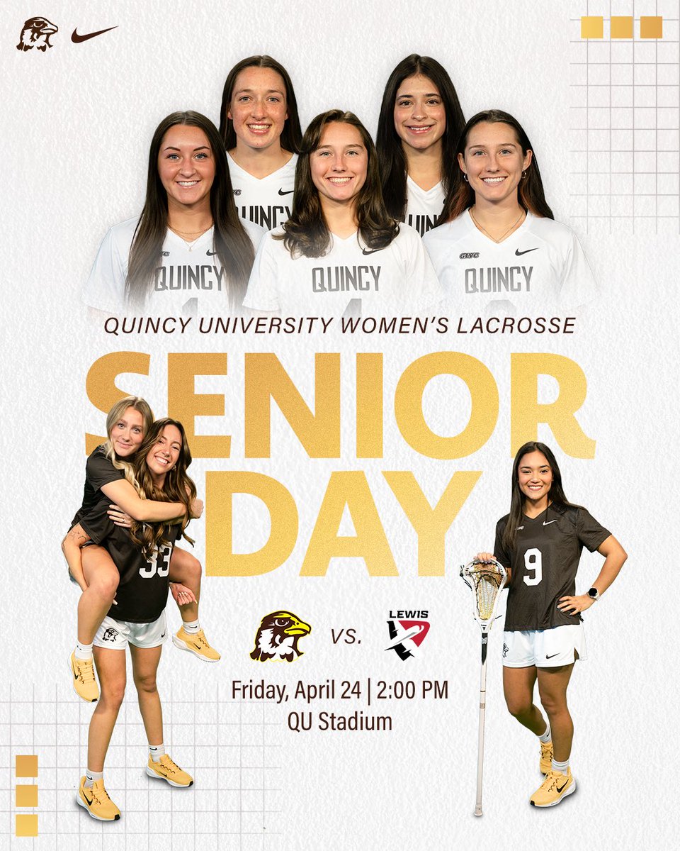 QUHawks's tweet photo. Senior Day in the Nest π¦
Join us as we celebrate our seniors and partner with NAMI to raise awareness for mental health.
#HawkUp https://t.co/sFV5DLCNmK