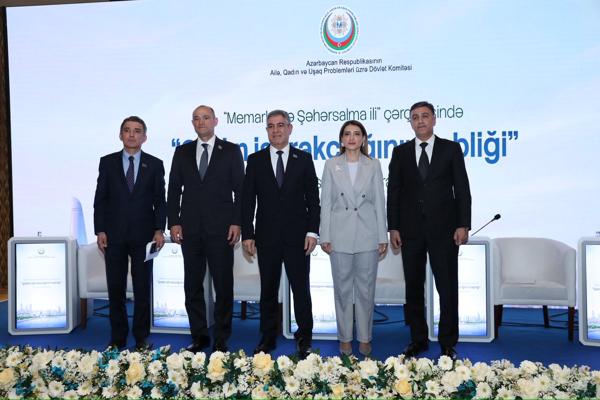 BayramovMP's tweet image. Attended a panel discussion on "Economic #empowerment and legal reforms in ensuring equal opportunities" was organized as part of the conference on "Promoting women's participation", organized by the State Committee for #Family, #Women and Children's Issues.