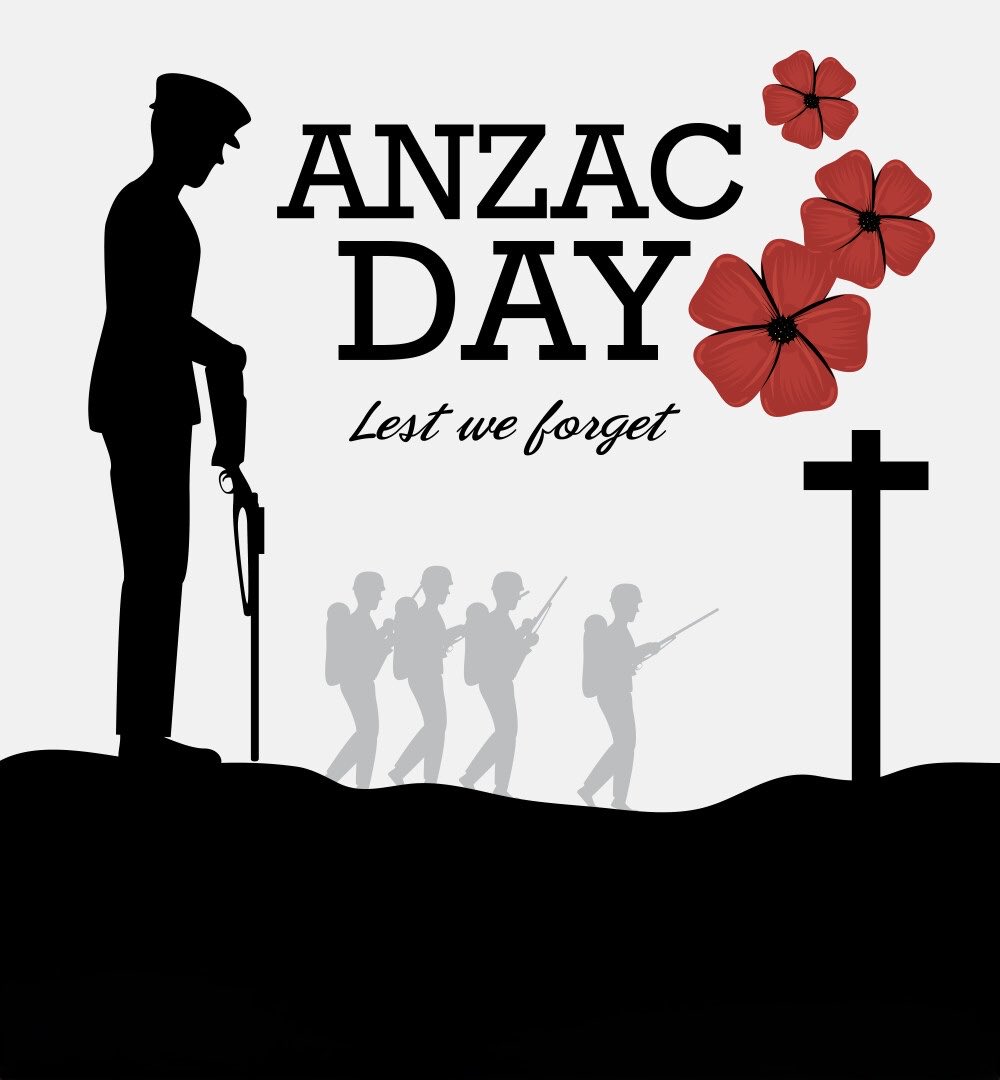 LibbyPetrella's tweet photo. On this Anzac Day, we pause to honour the courage, sacrifice and mateship of all who served and continue to serve our nation. Remembering the bravery of those who landed at Gallipoli, the resilience of those who have served in every conflict and the strength of their families. 🌺 https://t.co/GCjeY55CgA
