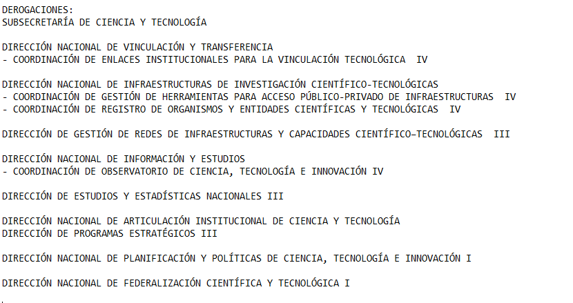 jorgeluisaliaga's tweet photo. Ayer se publicó el Decreto Decreto 269/2026.
De la parte de la Subsecretaría de Ciencia y Técnica (ex-MinCyT) se eliminan 2 Direcciones Nacionales, Direcciones y Coordinaciones:

https://t.co/5tBgvK4xbh https://t.co/zy9Mhge9UF