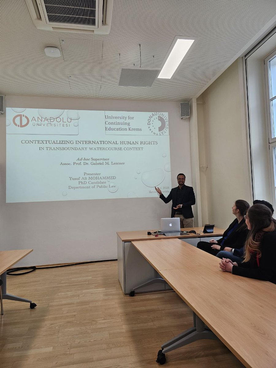 _YusufAli's tweet photo. Wrapped up a highly productive stay at the Law dept of Danube University Krems. I’d the opportunity to share my research; received insightful &amp; constructive feedback from (Assoc) Prof. Gabriel M. Lentner &amp; his colleagues. Many thanks to Prof. Lentner for his unreserved support. https://t.co/CufDYl4hYT