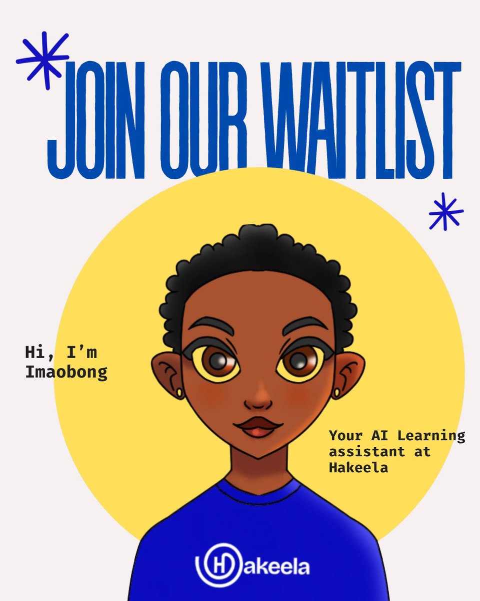 hakeela_org's tweet photo. A lot of people find it difficult to pick the right tech career or path for themselves. We’ve created Imaobong AI, an AI assistant that guides you to the right tech path and supports your learning journey.

Be one of the first to interact with it. 

Join our waitlist today 🚀 https://t.co/EB0EULgWSV