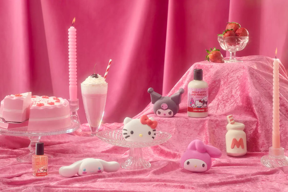 ⚠️まもなく販売終了⏰📣／ LUSH（ラッシュ）🫧×サンリオコラボ