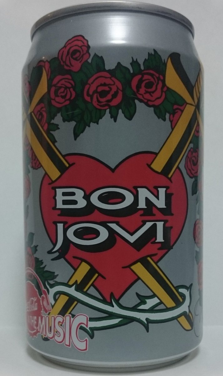 redbankbj's tweet photo. BON JOVIコレクション紹介‼️
これがコーラのBON JOVI缶
1994年ドイツにて作られました
次回来日時、何かキャンペーンしてくれないかな
#BonJovi
#ボン・ジョヴィ
#BonJovicollection
https://t.co/fqnjMrIz9n https://t.co/WAdKWRxTQm