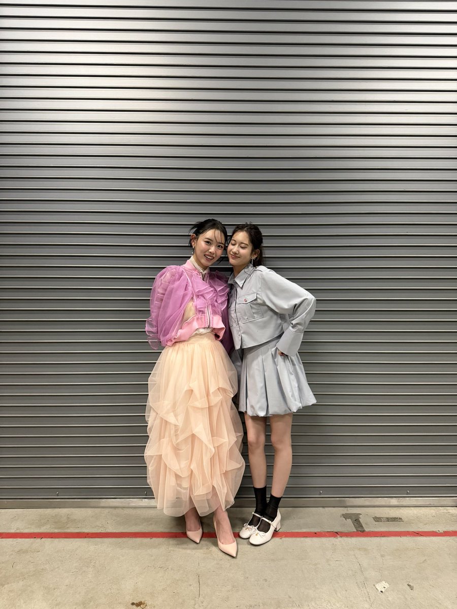 kanae_ar02's tweet image. さらちゃん♥@sara1206_tw 
一緒にお仕事できて光栄すぎる🫶🏻︎
1日ありがとう〜！！

 #jj  #jgirl  #国民的彼女  #jj50th_Anniversary_Festival  #もぐら