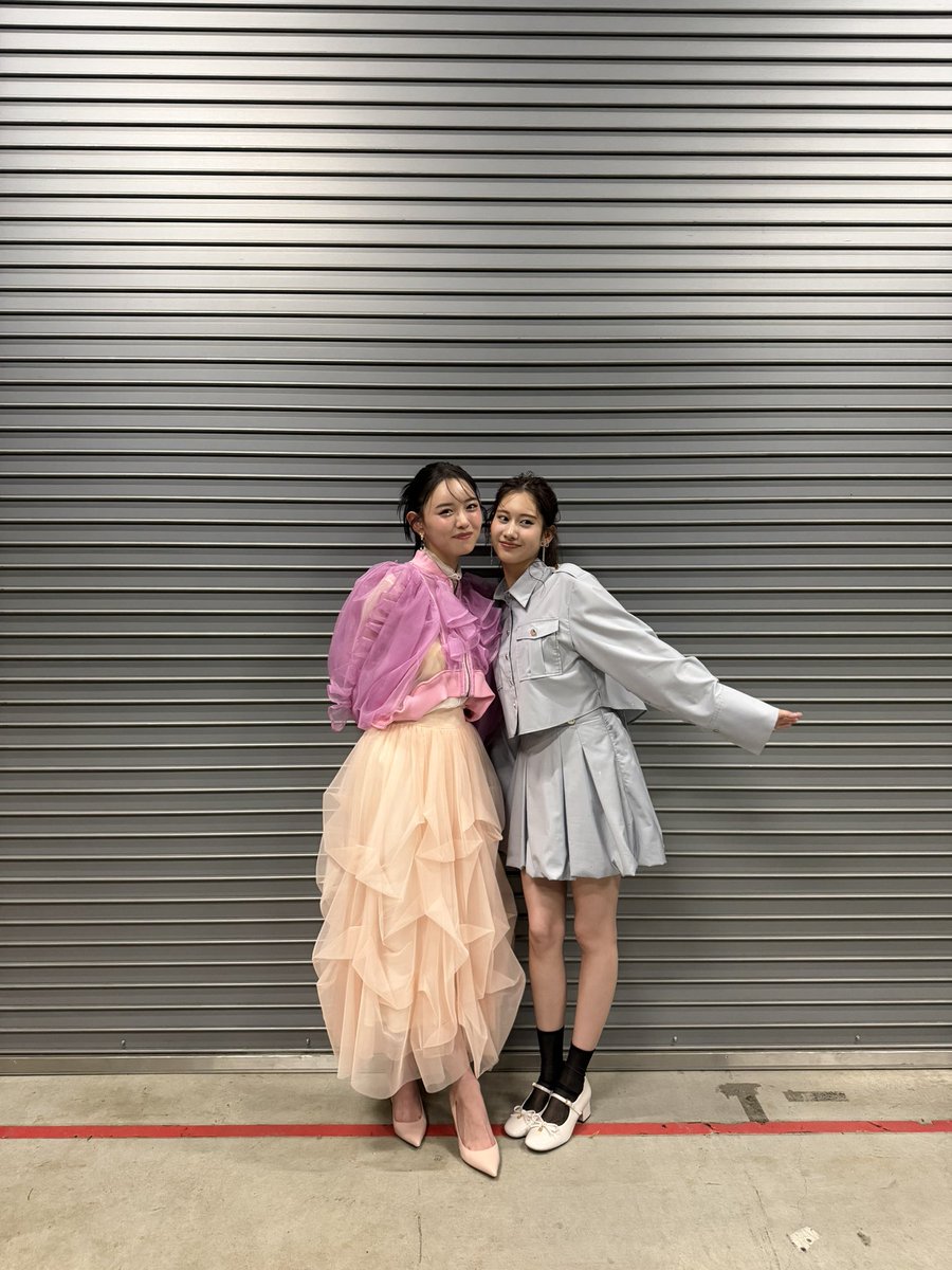 kanae_ar02's tweet image. さらちゃん♥@sara1206_tw 
一緒にお仕事できて光栄すぎる🫶🏻︎
1日ありがとう〜！！

 #jj  #jgirl  #国民的彼女  #jj50th_Anniversary_Festival  #もぐら