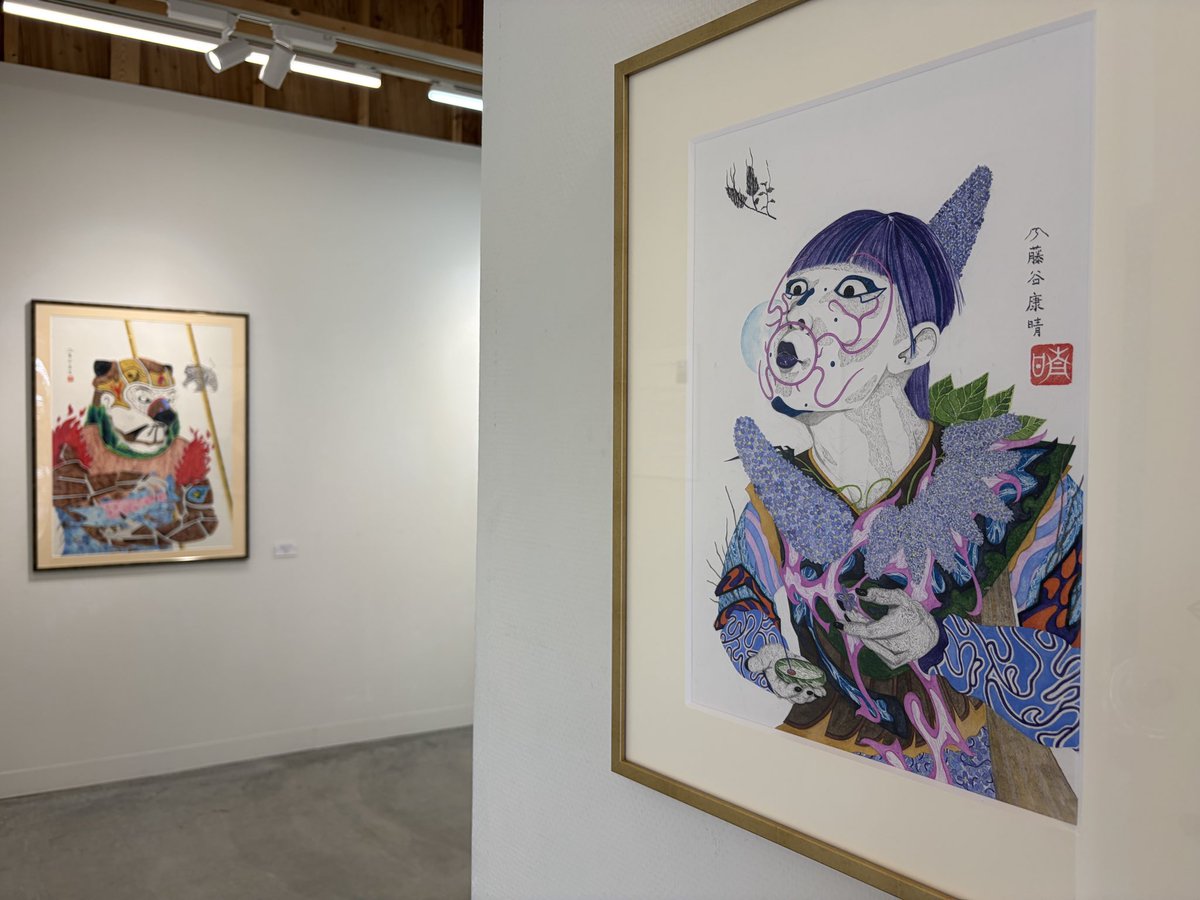 s_art_beans's tweet photo. 藤谷康晴 個展「EZOパンクス−霊装のトランス8傑−」が、ギャラリー 門馬で開催中。
2026年4月16日（木）〜4月27日（月） https://t.co/5dHNug72Bz