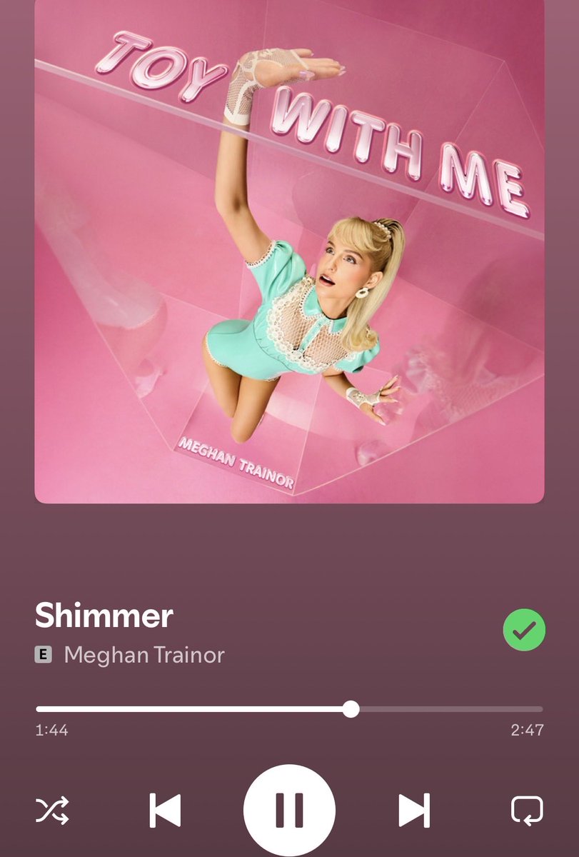 mtraininsane's tweet photo. YOURE LYINGGGG!?!? SONG OF THE SUMMER ✨🪩 #Shimmer https://t.co/pHabh1jcyN