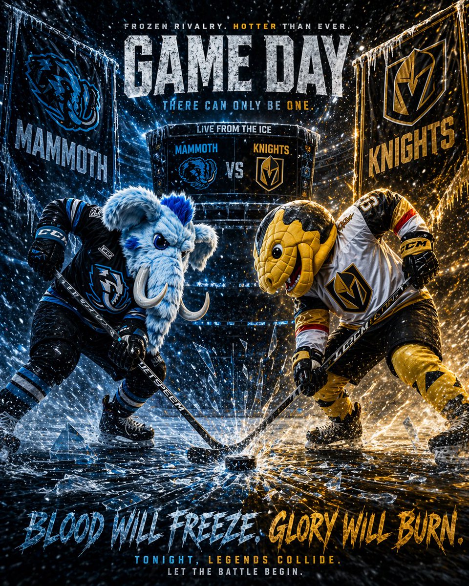 #ForgedInGold | #TusksUp

It’s Game Day! Go Knights Go!