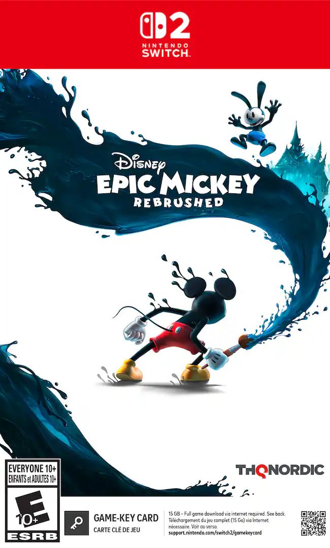 Wario64's tweet image. Disney Epic Mickey: Rebrushed (Switch 2 KC) up for preorder at Best Buy ($39.99) buff.ly/4LTIDrH 
VGP buff.ly/gVDdhbl #ad