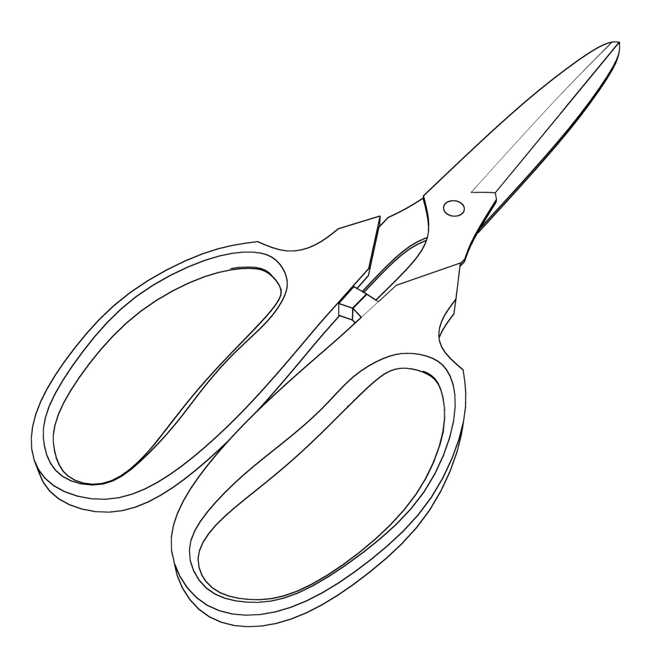 HidekiSozai's tweet photo. ハサミの3DモデルをCLIP STUDIO ASSETSにアップしました。先がとがってる感じのハサミです。無料なのでDLしてみて下さい！

ありがちハサミ by ヒデキ:3Ｄ素材制作 https://t.co/gWH8taVsLO #clipstudio https://t.co/mBkvQpaiHb