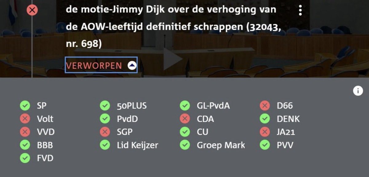 isfux66's tweet photo. @Vincentvanpp @geertwilderspvv Maar ja...maar ja21 is een judas partij....is voor verhoging van de pensioenleeftijd en bezuiniging op de zorg... https://t.co/2WqkhT81Mw