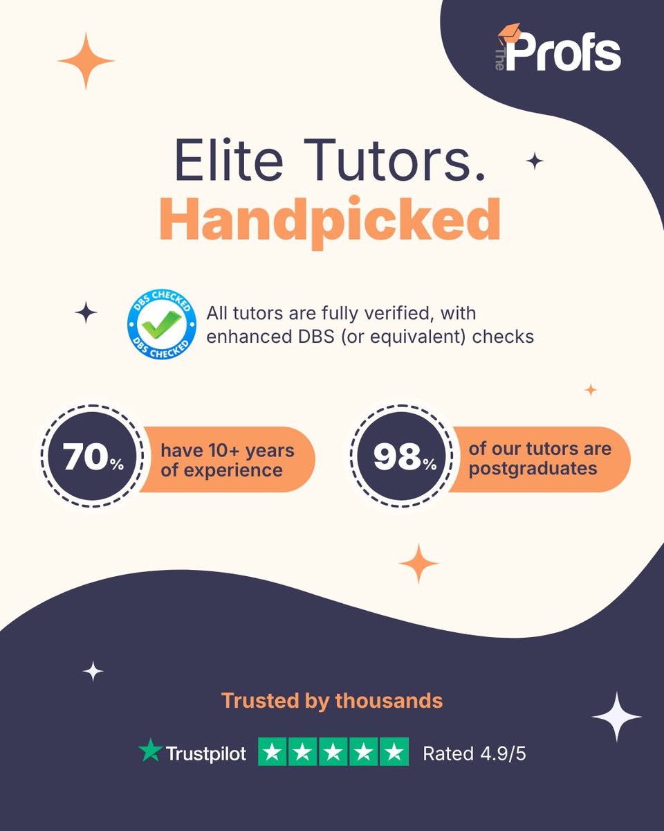 TheProfsTuition's tweet photo. The Profs connects you with truly elite tutors, handpicked for their experience, qualifications and proven results. Fully verified, so students can learn with confidence.🎓✨

Tap the link in our bio.🔗

#TheProfs #OnlineTutoring #EliteTutors https://t.co/o9GYaOOznx