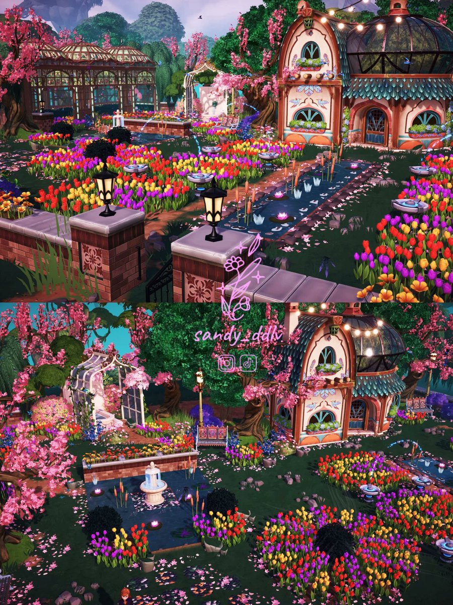 SandyySoophia's tweet photo. Birdhouse Bloom: Tulip Dreams Unlocked @DisneyDLV https://t.co/edeg2BpZ5l