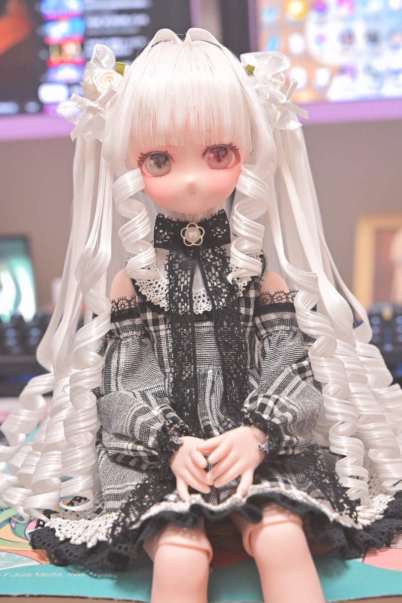 というわけで紫依家のMDDちゃんデビューしました🥳
名前はしいちゃん！アイコンの子！！思ってた姿とちょっと違ったとこはあるけどこれもこれでかわいい🥺
出来れば色んなイベントに連れてく予定なのでしいちゃんもよろしくね🤍
#みりっこ
#Ichiham
#紫依家の子たち