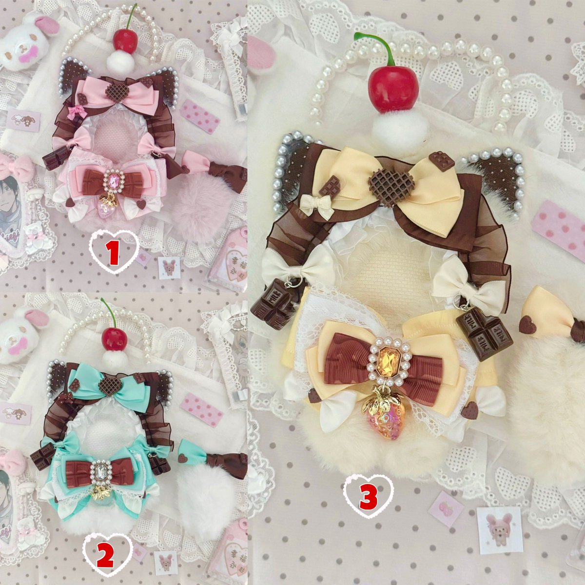 𖤐ˊ˗ Pre-Order ชุดจิบินุย ❤︎

ขนาดสำหรับ : จิบินุย 10cm.
แบบเพิ่มเติมในเมนชั่น

🌟ชุดละ 365฿
🌟มีเชอร์รี่ ชุดละ 385฿

มัดจำ 200฿ จ่ายที่เหลือภายใน 10/05
รอผลิตประมาณ1เดือน รีบใช้ไม่แนะนำค่ะ🙏🏻

ค่าส่ง 35฿
🛒สอบถาม/สั่งซื้อ dm
ปิดรับ 27/04