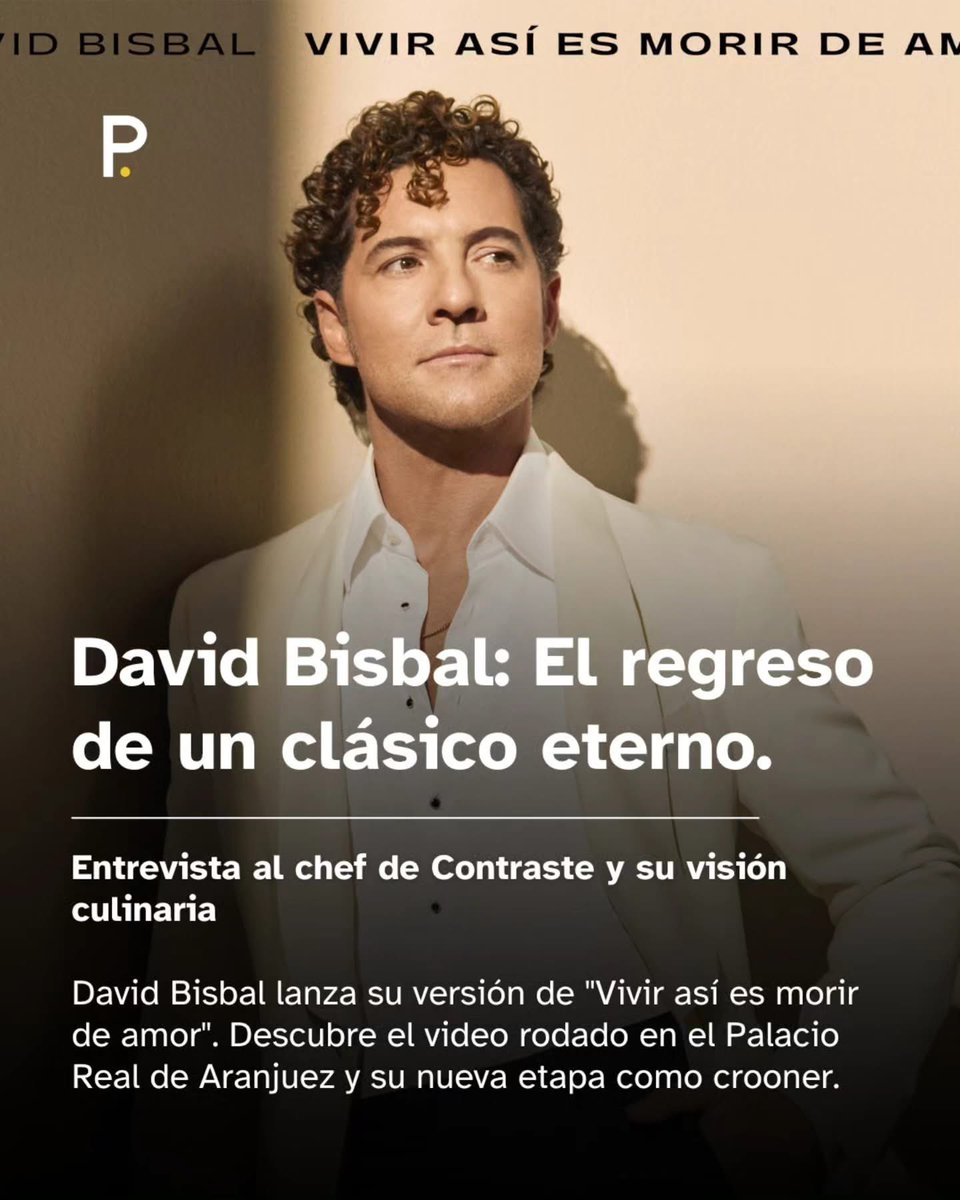 ¿Hay algo más emocionante que ver a un grande rendir homenaje a una leyenda? 
Celebramos el lanzamiento de "Vivir así es morir de amor", la poderosa reinterpretación que David Bisbal hace del clásico de Camilo Sesto. Continúa leyendo:  tinyurl.com/55m97tn3