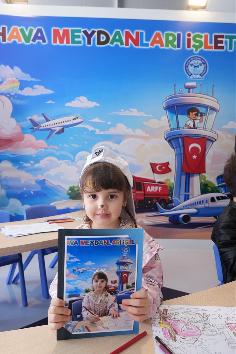 dhmikurumsal's tweet photo. 23 Nisan Ulusal Egemenlik ve Çocuk Bayramı kapsamında düzenlenen “Meclis Bahçesi Çocuk Bahçesi Etkinliği” için biz de Türkiye Büyük Millet Meclisindeydik. 🇹🇷

20–24 Nisan tarihleri arasında düzenlenen etkinliklerde DHMİ’yi ve projelerimizi tanıtarak minik misafirlerimizin gökyüzüne dair hayallerine ilham olurken; bir yandan da keyifli vakit geçirebilecekleri boyama atölyeleri ve birbirinden renkli aktivitelerle onların dünyasına dokunmanın mutluluğunu yaşadık. 🎨✈️

DHMİ olarak, yarınlarımızın teminatı olan çocuklarımızın hayallerini desteklemeye ve geleceğe umutla bakan nesillerin yetişmesine katkı sunmaya devam ediyoruz.

#TürkiyeHızlanıyor🇹🇷