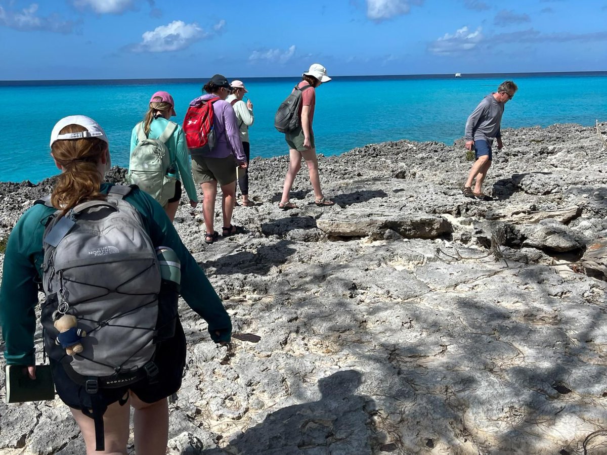PSUEMS's tweet photo. Students taking a marine biogeochemistry in our college turned a subtropical island into their lab. The hands‑on field experience gave students the opportunity to study marine systems in real time — bringing classroom concepts to life. https://t.co/8ryw4geqfM https://t.co/CBwdK54uwk