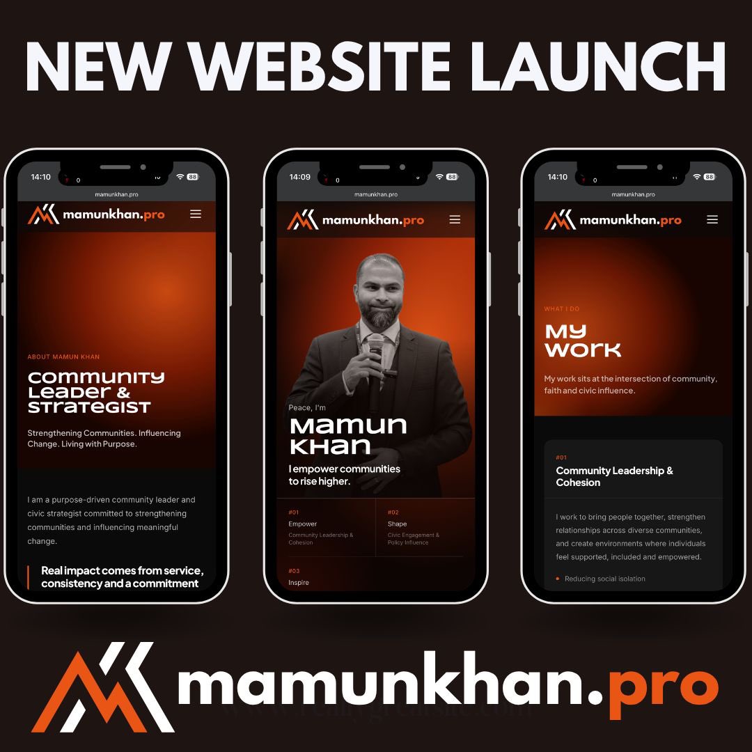 mamunkhan_pro's tweet image. My new website is now LIVE! 🎉

👉 mamunkhan.pro

For years I’ve been blessed to serve our communities through leadership, civic engagement &amp;amp; faith-driven purpose. This website is my next step in bringing that work together in one place.

#Empower | #Shape | #Inspire